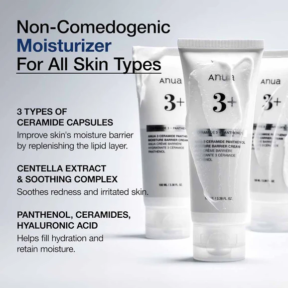Anua 3 Ceramide Panthenol Moisture Barrier Cream - Image 5