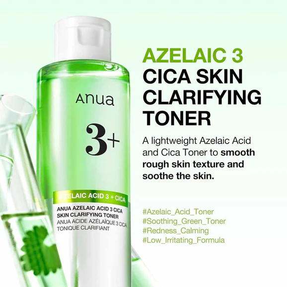 Anua Azelaic Acid 3 Cica Skin Clarifying Toner - Image 7