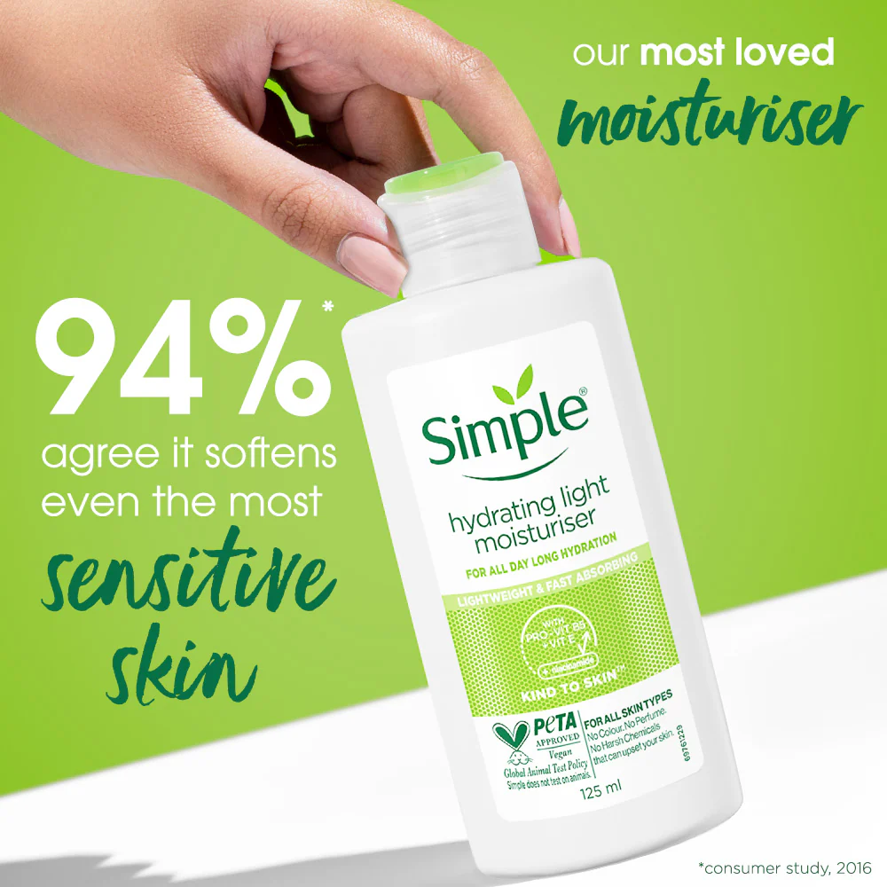 Simple Hydrating Light Moisturiser 125ml - Image 4
