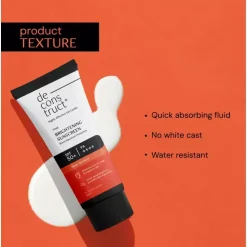 Deconstruct Highly Effective Yet Gentle Fluid Brightening Sunscreen SPF 50+ PA++++ - Image 4
