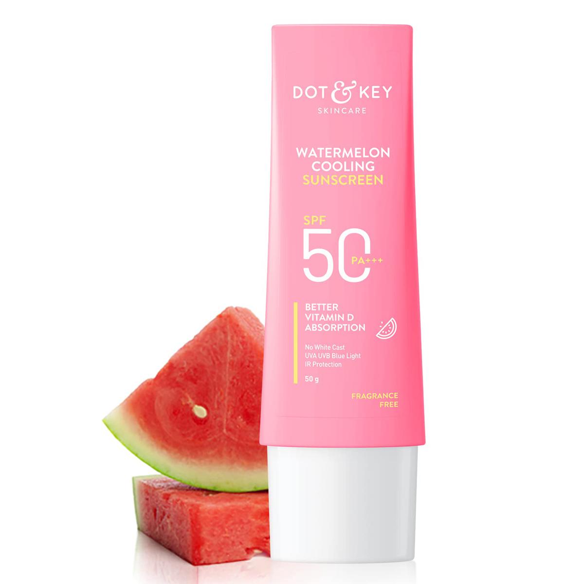 Dot & Key Watermelon Cooling Aqua Gel SPF 50+ Sunscreen 80g