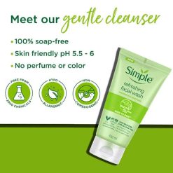 Simple Skin Refreshing Facial Wash Gel 150ml - Image 5