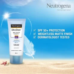 Neutrogena Ultra Sheer Dry Touch Sunblock with SPF 50+ PA ++++ Size: 80 ml - Image 3